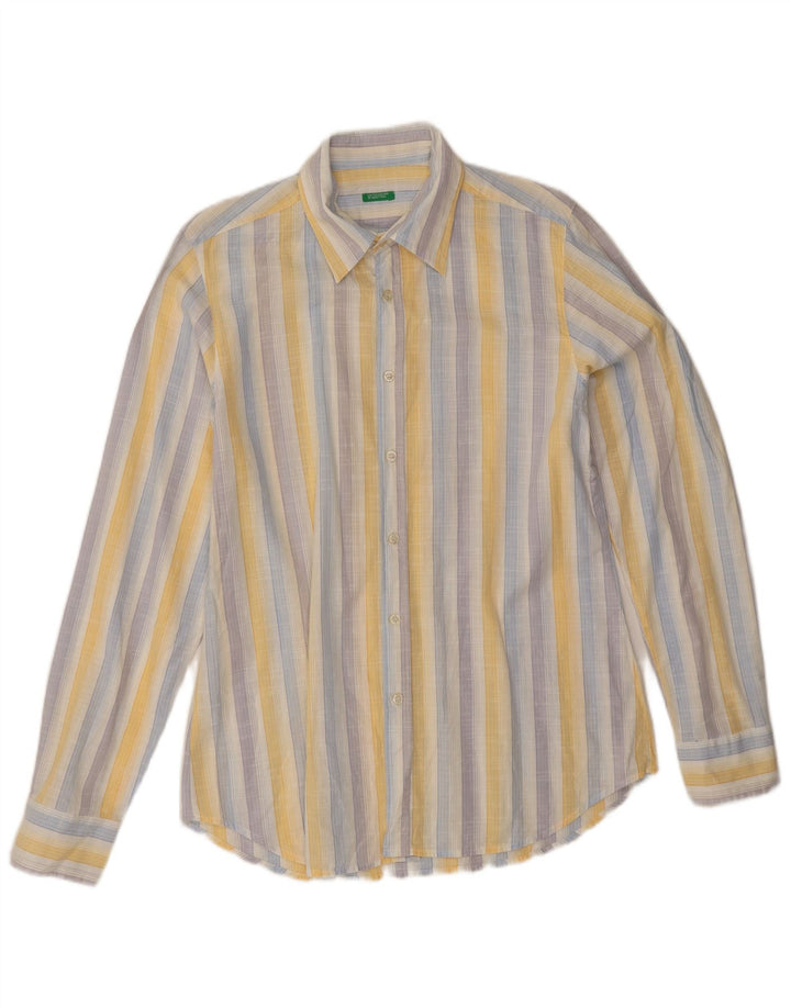 Benetton Herreskjorte Medium Flerfarvet Stribet