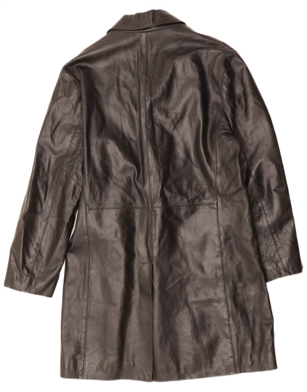 VINTAGE Læderfrakke til mænd UK 36 Lille sort læder