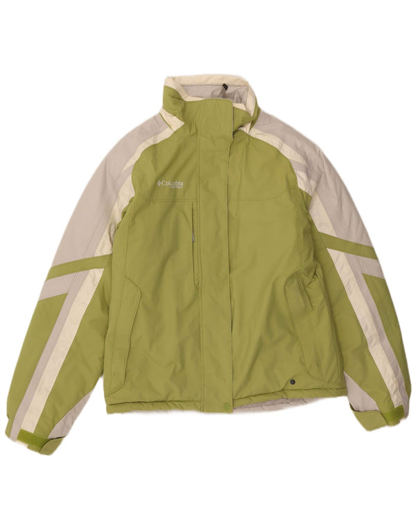 Columbia Girls Windbreaker Jacket 15-16 år Grøn Colourblock Nylon