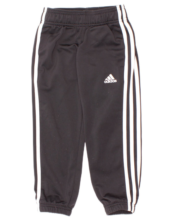 Adidas Drenge Træningsdragt Bukser Joggers 3-4 År Sort Polyester