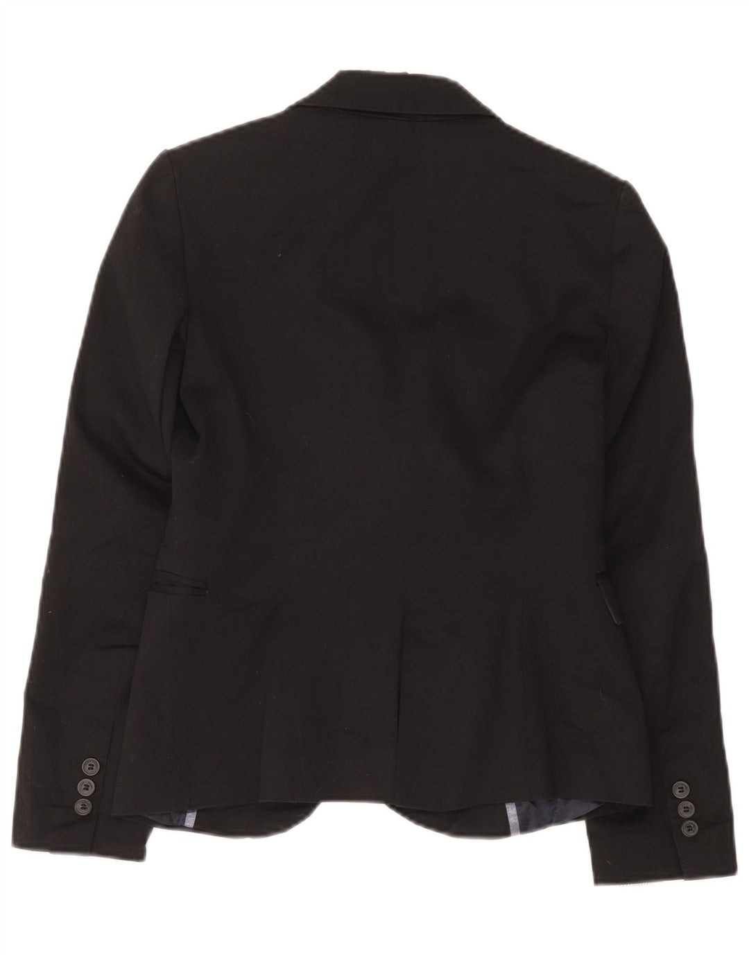 Zara Dame 1 Knap Blazer Jacket UK 12 Medium Sort