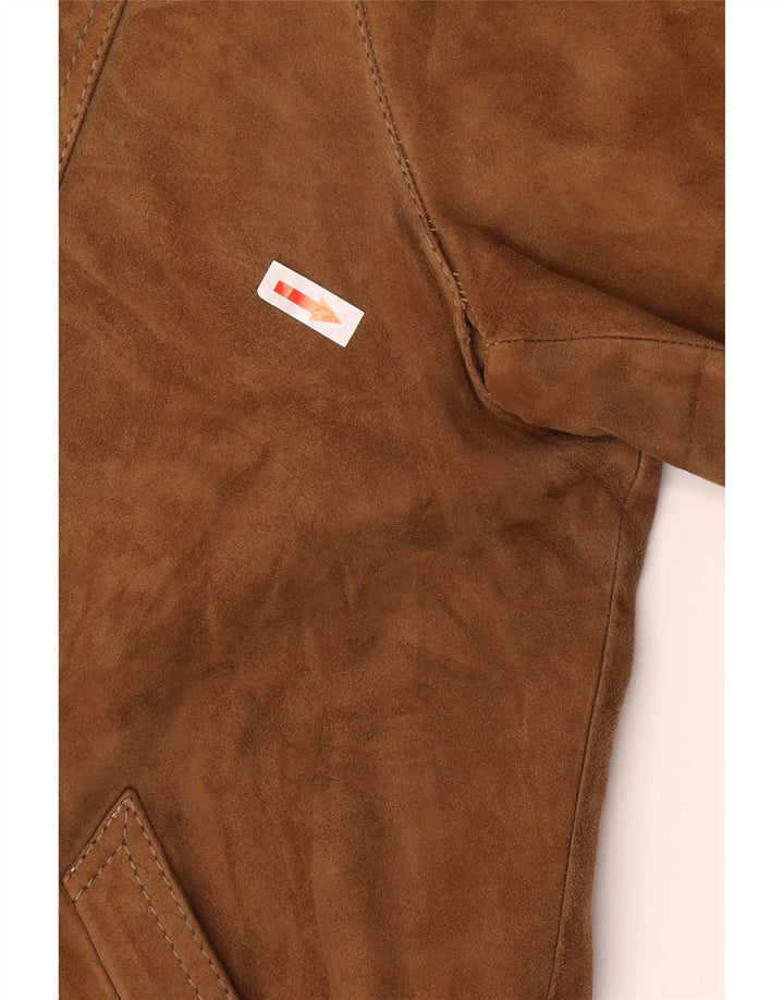 Vintage herre ruskindsjakke IT 48 Medium Beige