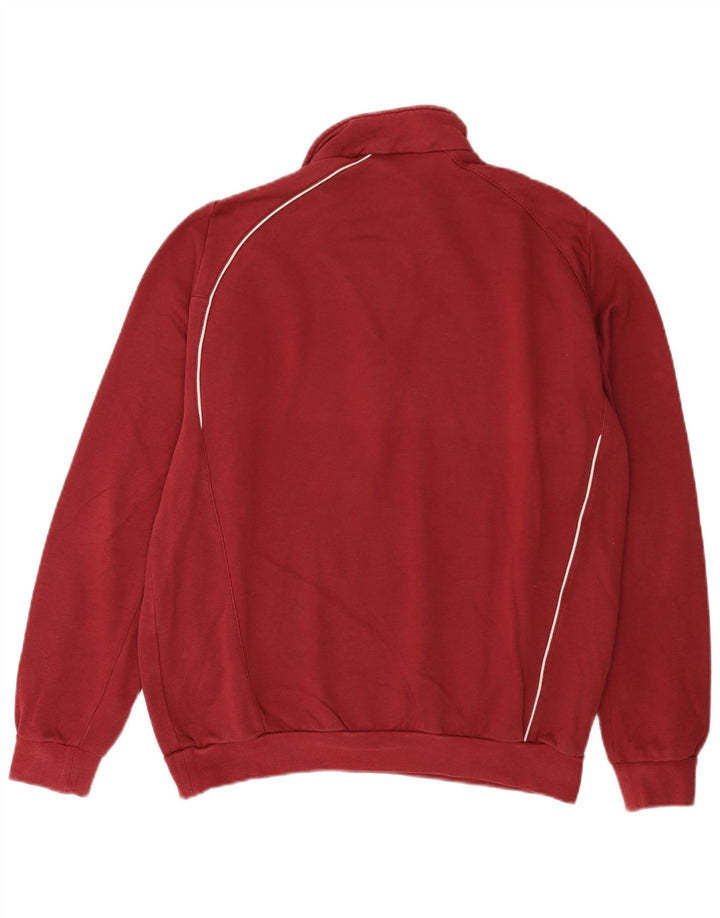 Puma Sweatshirt med lynlås til mænd Medium Bourgogne bomuld