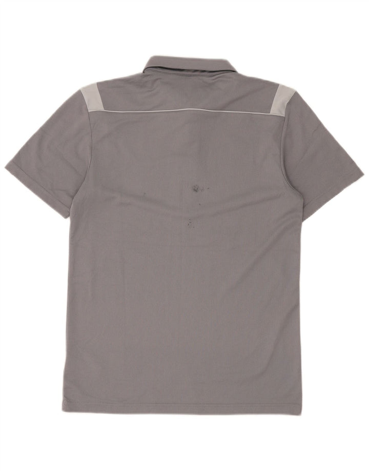 Adidas Herre Climalite Polo Shirt Lille Grå Colourblock Polyester