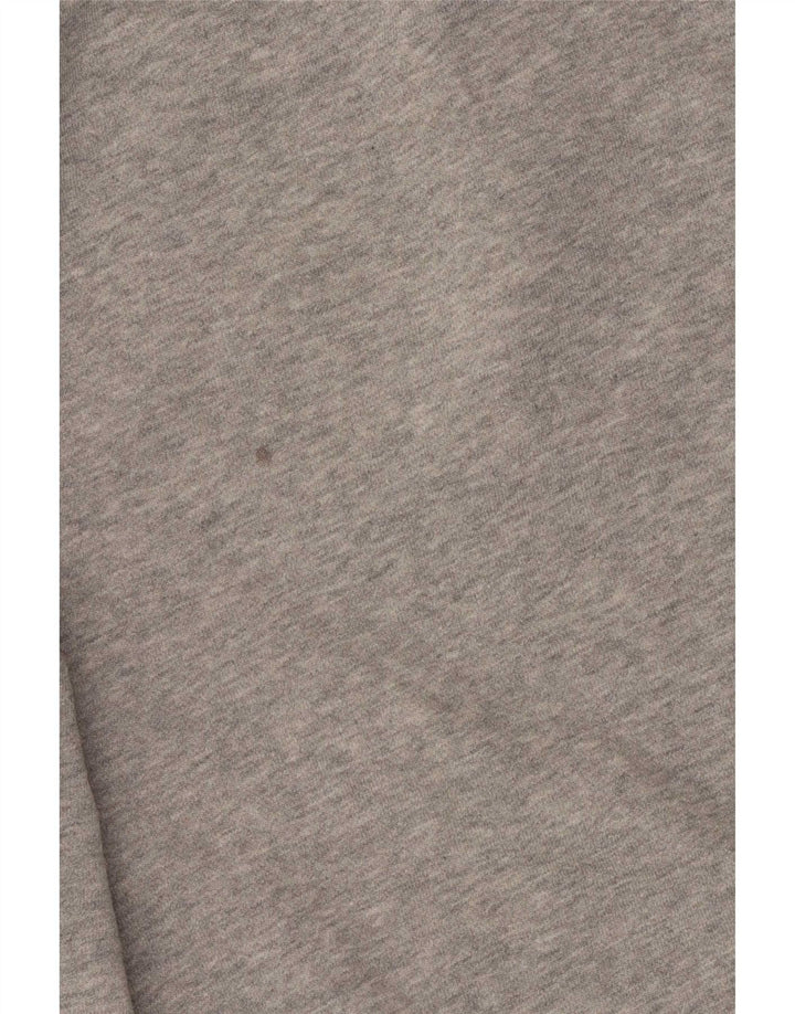 Nike grafisk sweatshirt til mænd, lille grå flækket bomuld