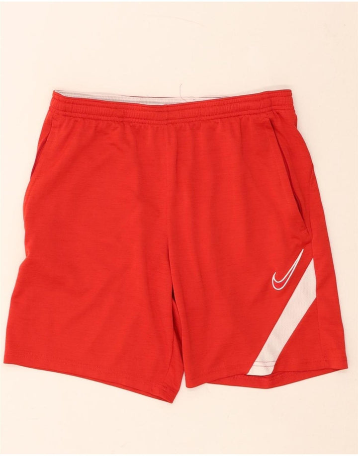 NIKE Mens Sport Shorts Small Red Polyester Vintage Nike and Second-Hand Nike from Messina Hembry 