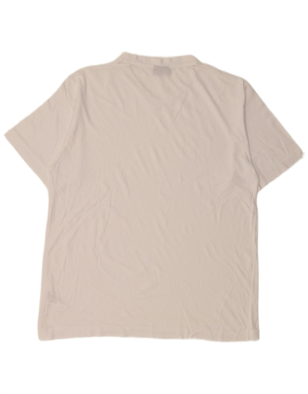 Kappa Herre T-Shirt Top XL Hvid Bomuld