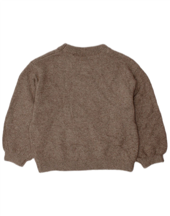 ZARA piger sweater med rund hals 2-3 år Grå