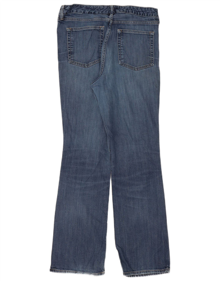 Eddie Bauer Dame Classic Bootcut Jeans EU 12 Large W32 L31 Blue Cotton