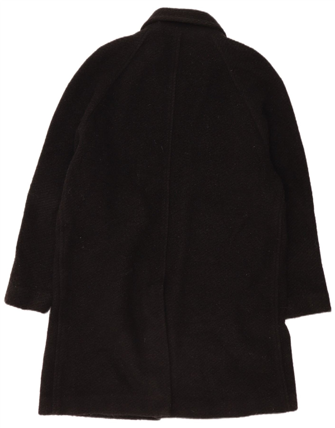 Zara Herre Overfrakke UK 40 Stor Sort Uld