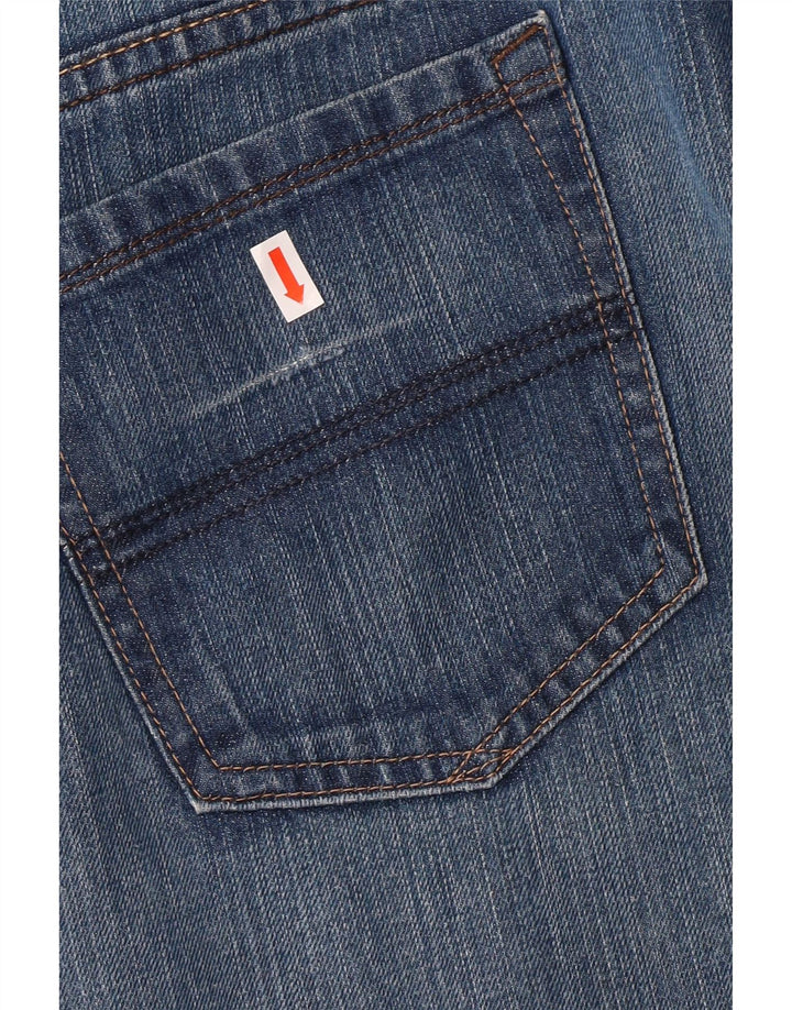 Marks & Spencer Herre Blue Harbor Straight Jeans W40 L29 Blå Bomuld