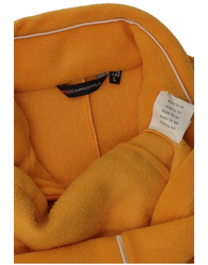 Campagnolo Dame Fleecejakke UK 16 Stor Gul Polyester