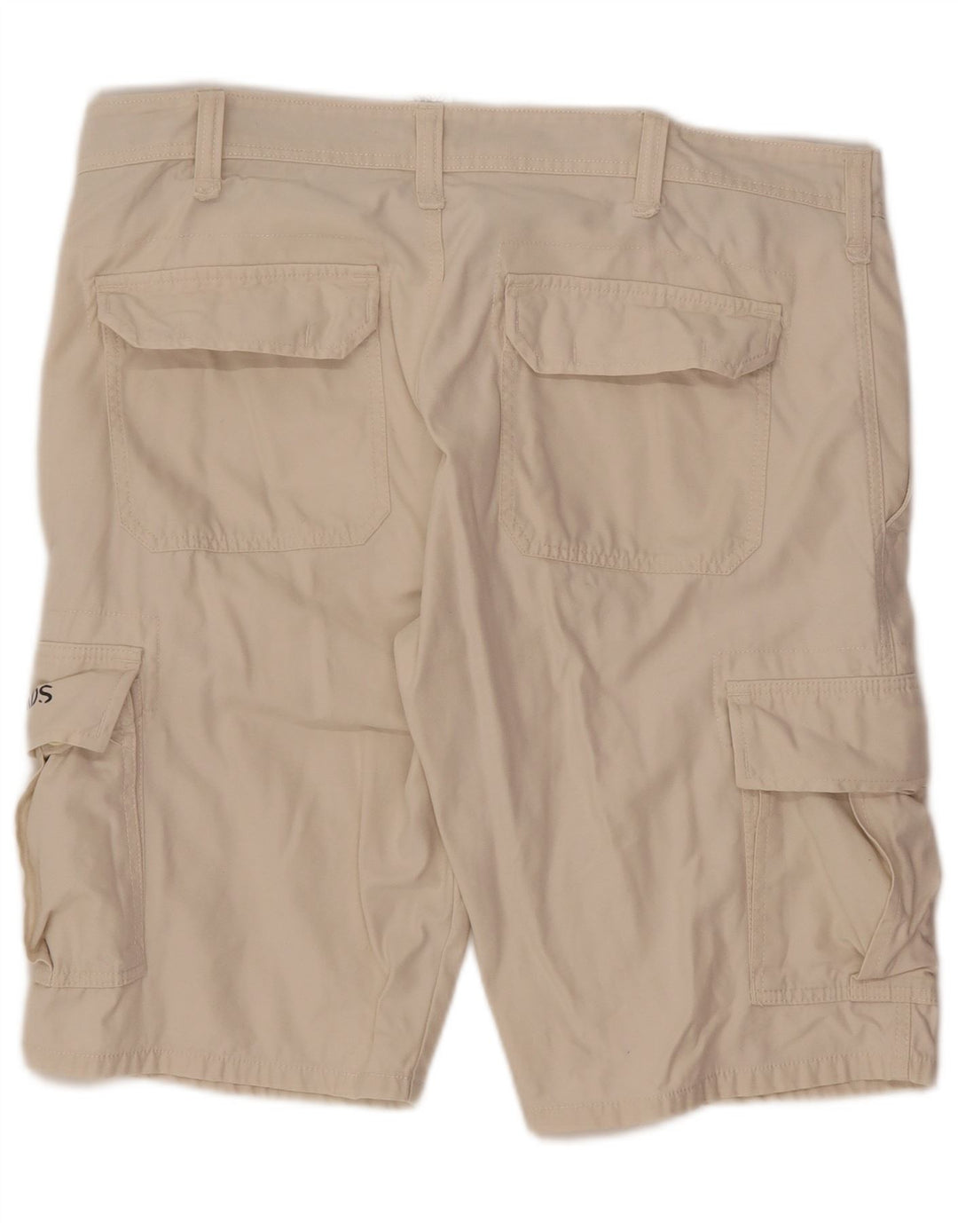 Asics Herre Cargo Shorts IT 56 3XL W40 Beige Bomuld