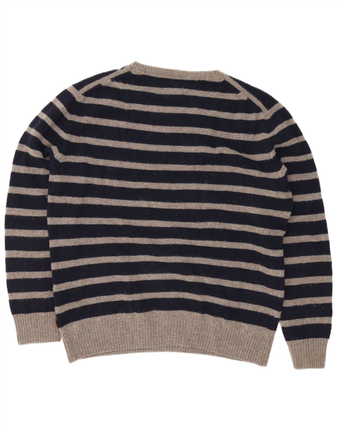 Marlboro Classics Herre Boat Neck Jumper Sweater Stor Marineblå Stribet