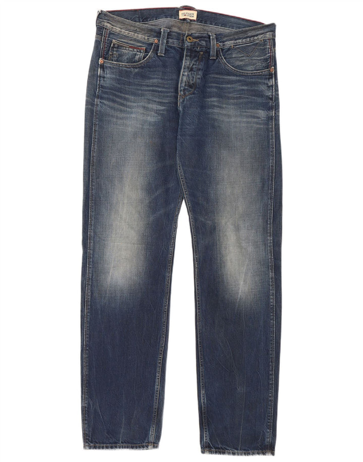 Tommy Hilfiger Straight Jeans til mænd W34 L34 Blå