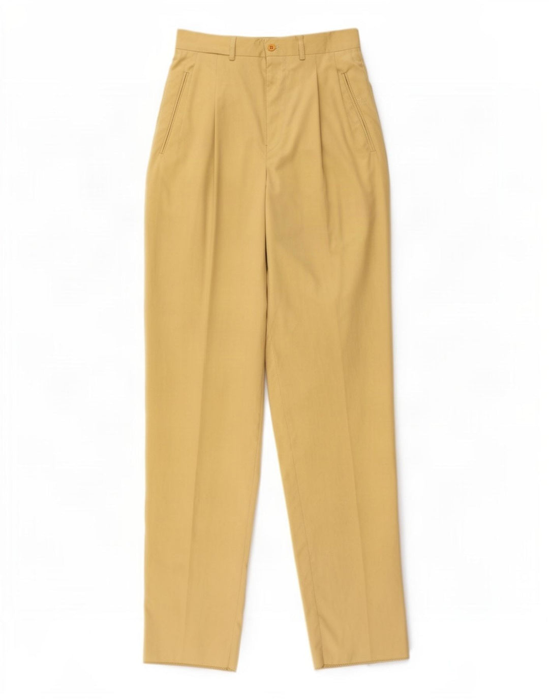 Vintage Dame-Pegged Chino-bukser W30 L36 Gul