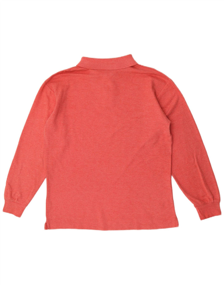 Fila Langærmet Polo Shirt til mænd IT 50 Medium Rød Bomuld