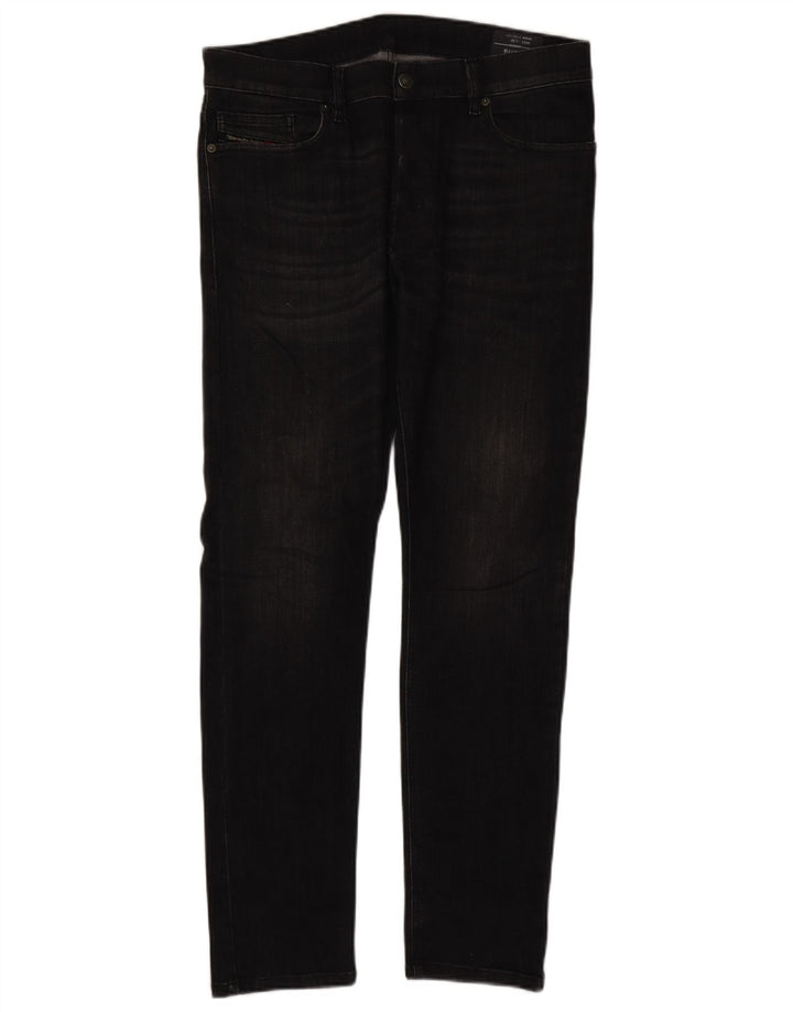 Diesel Herre D-Luster Slim Jeans W31 L30 Grå Bomuld