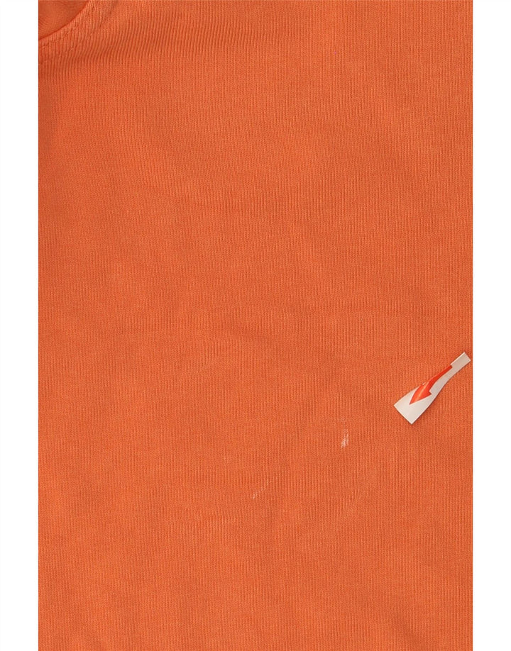 Jack Wills Herre Grafisk Sweatshirt Jumper Stor Orange Colourblock Bomuld