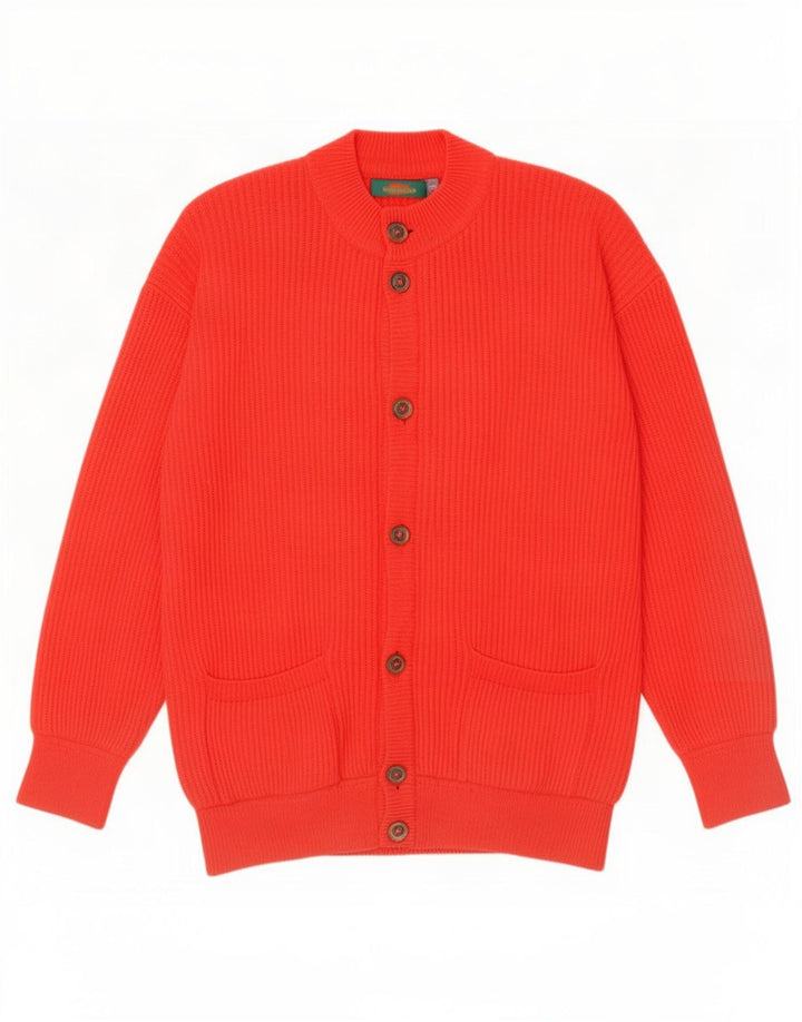 Highlander herre cardigan sweater Medium Orange Cashmere