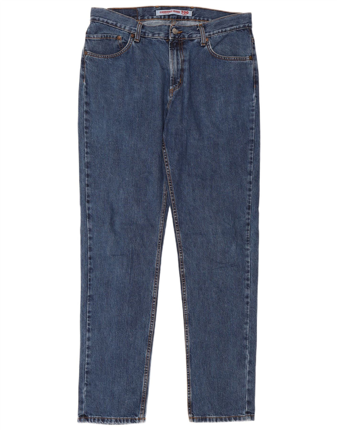 CARRERA Herre 700 Straight Jeans W36 L33 Blå Bomuld