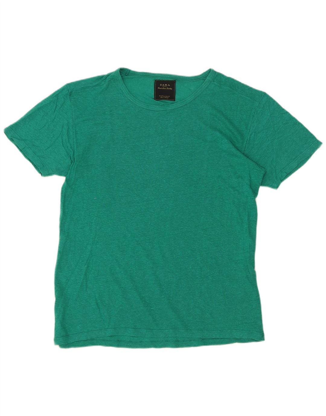 Zara Herre T-Shirt Top Lille Grøn