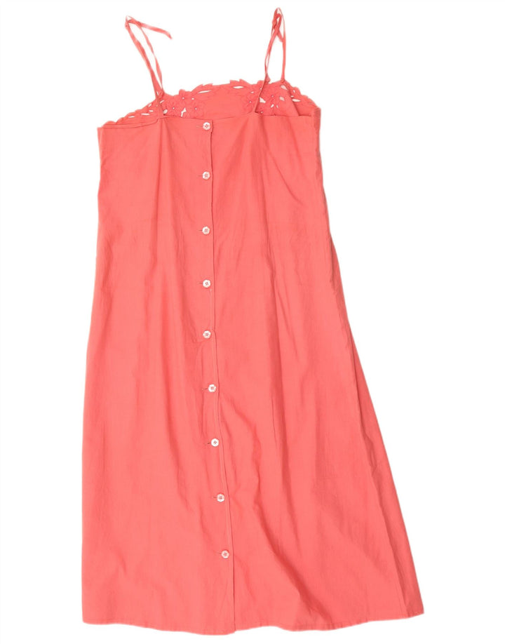 Vintage solkjole til kvinder UK 12 Medium Pink Floral