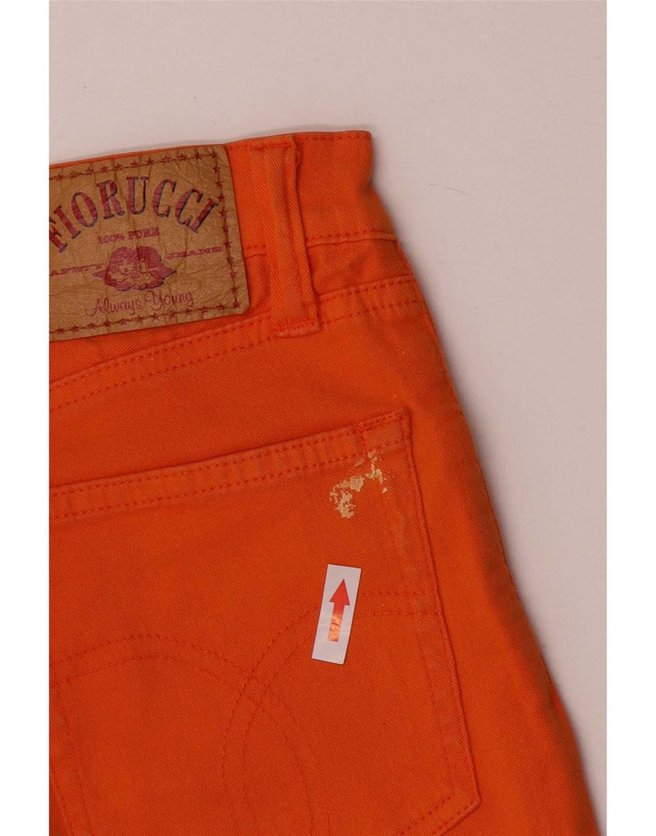 Fiorucci Kvinders Slim Jeans W28 L30 Orange Bomuld