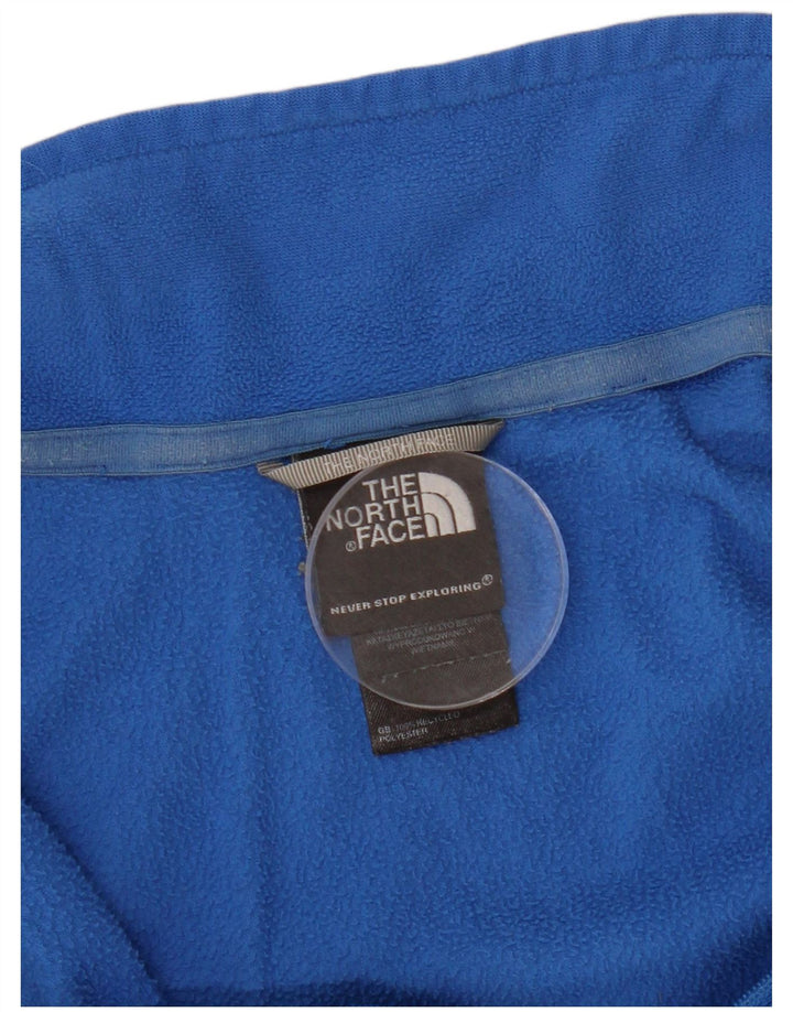 THE NORTH FACE Fleecetrøje til mænd med lynlås XL Blå polyester