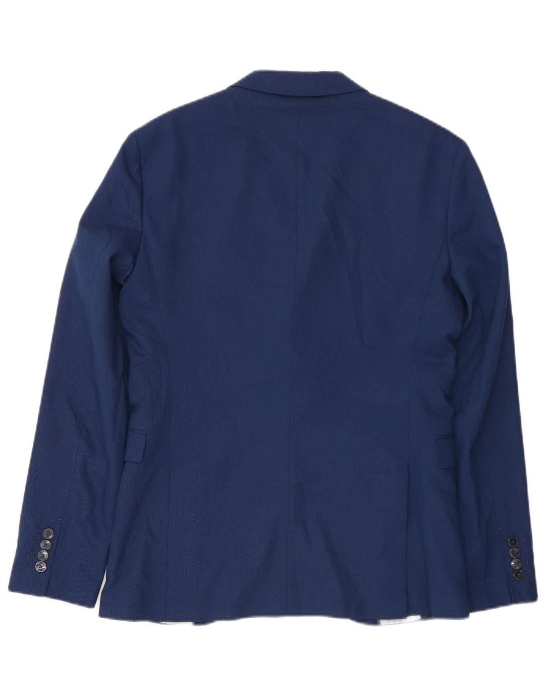 Zara Herre 2-knaps blazerjakke EU 50 Medium Blue
