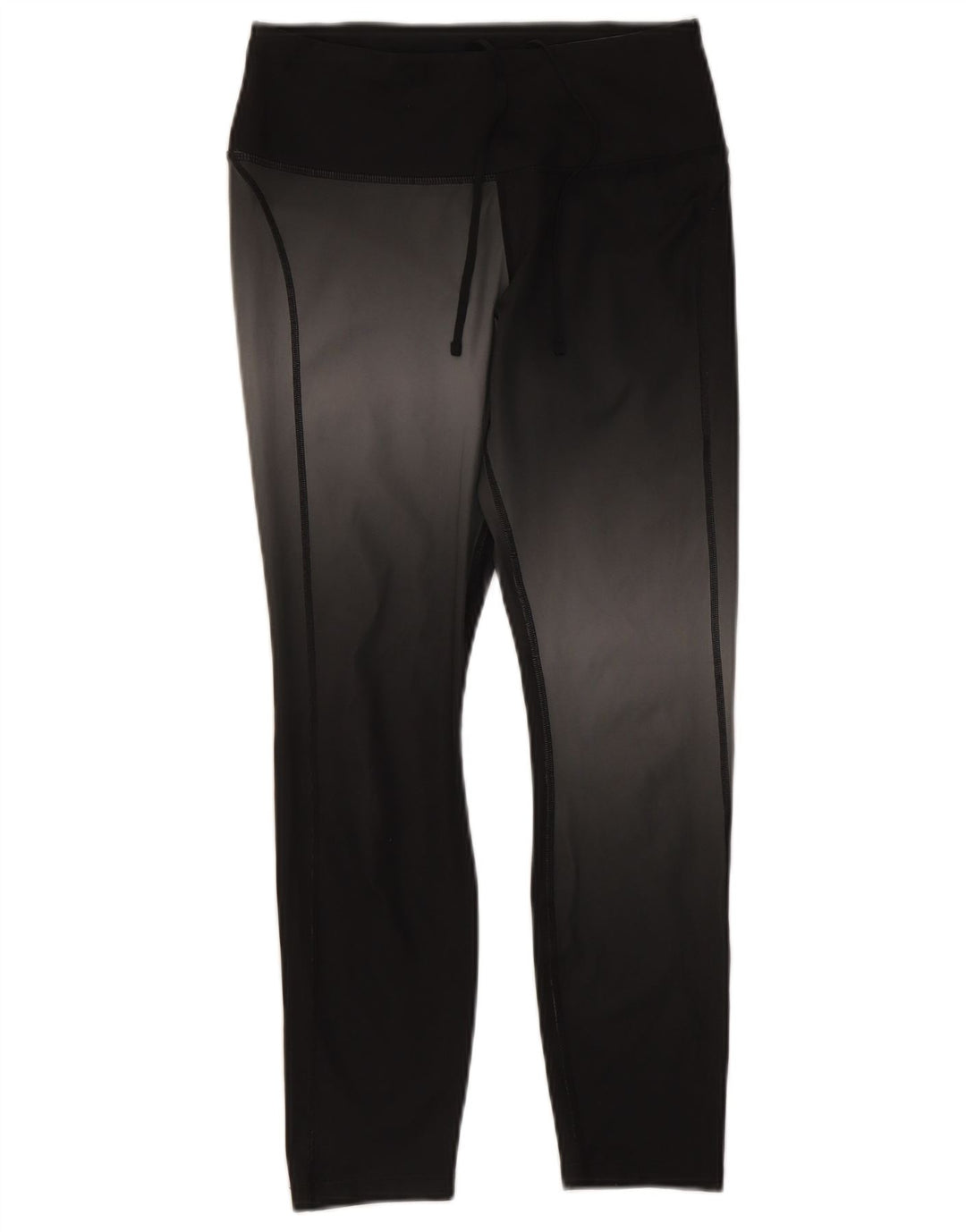 Nike Dame Dri Fit Crop Leggings UK 12 Medium Sort Polyester
