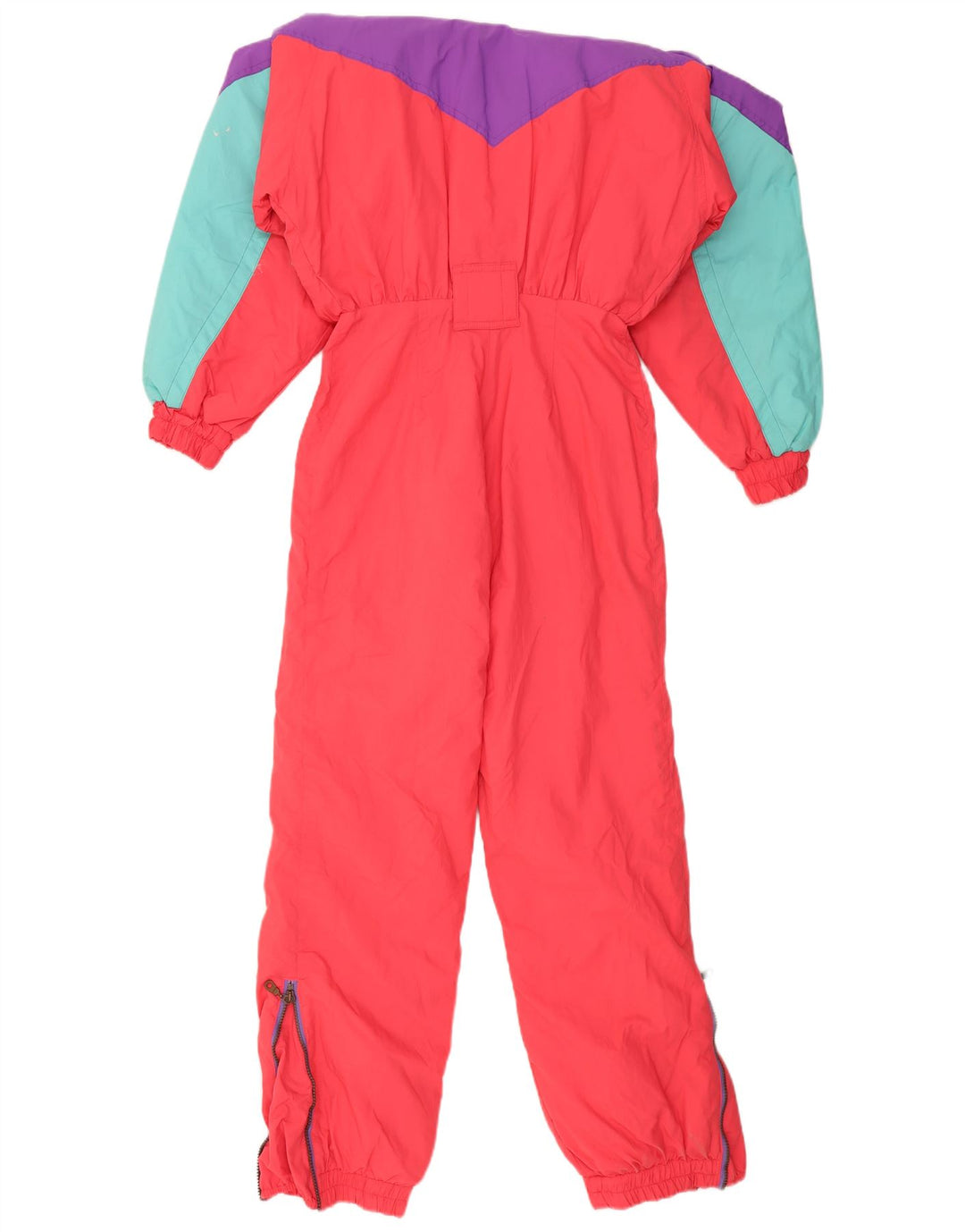 Vintage skijumpsuit til kvinder IT 42 Medium Flerfarvet Colourblock