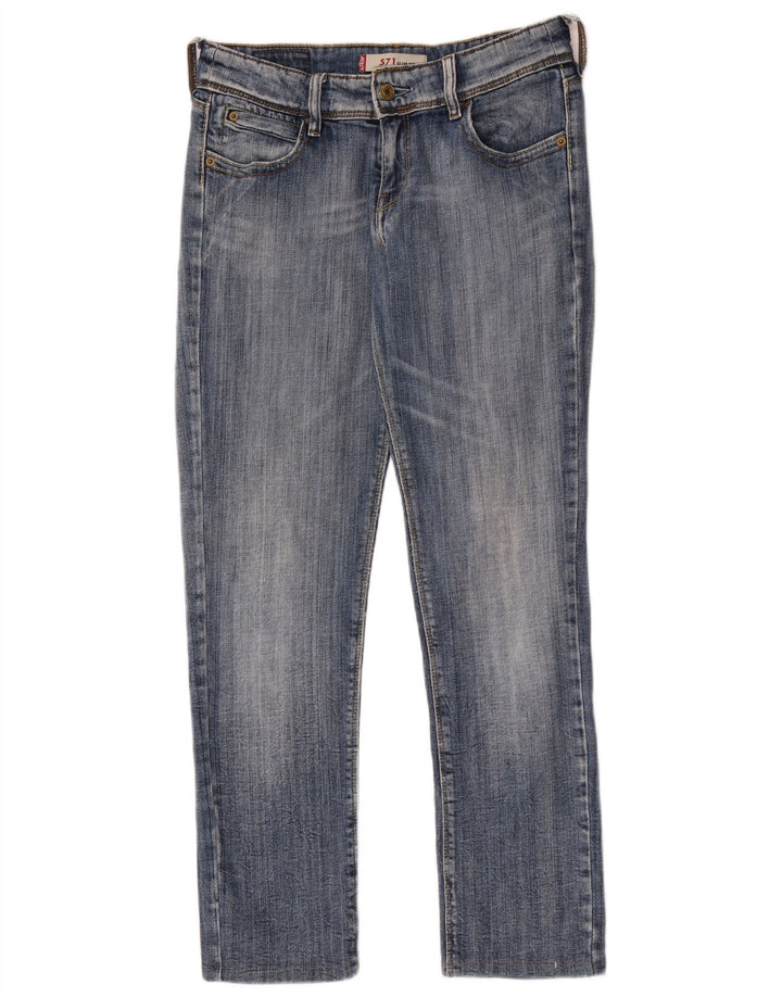 Levi's Dame 571 Slim Jeans W31 L28 Blå Bomuld