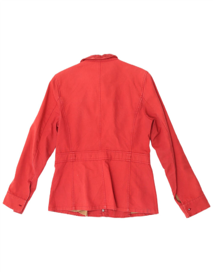 Ny Penny Womens Utility Jacket UK 10 Lille rød bomuld