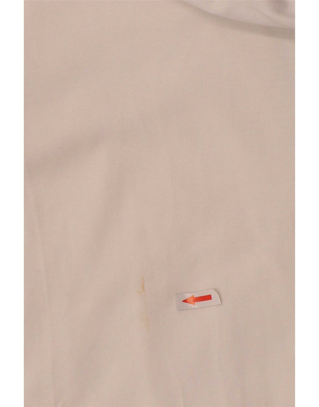 Ellesse Dame Grafisk Hættetrøje Sweater UK 14 Medium Hvid Bomuld