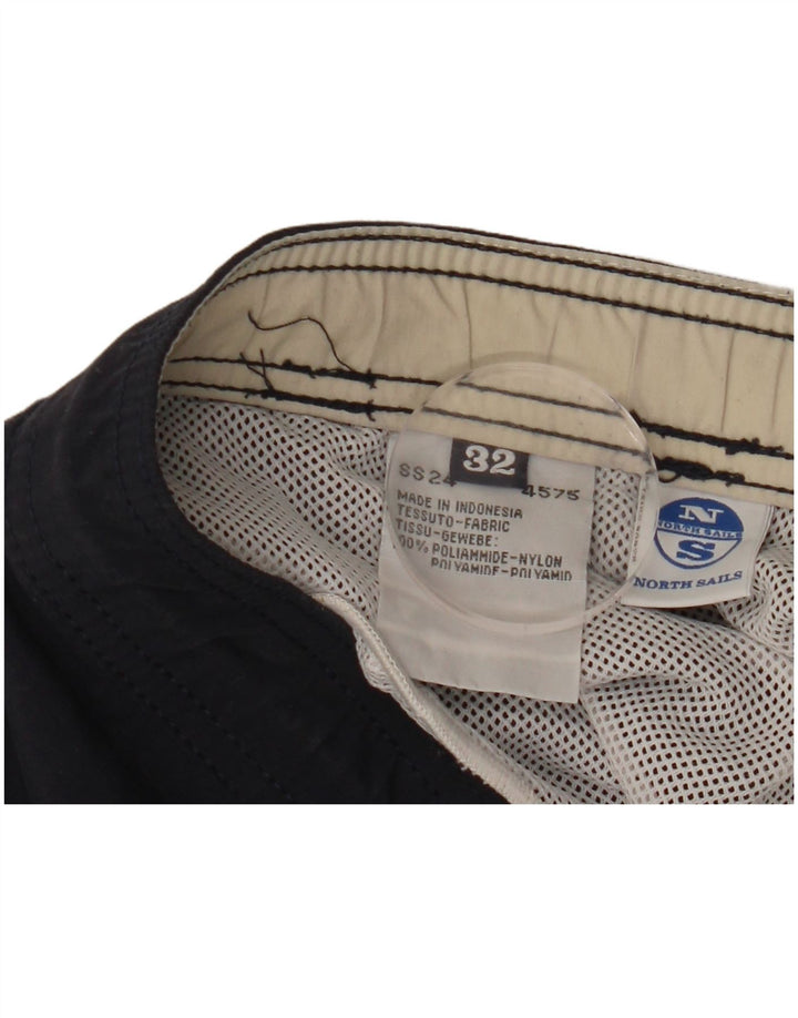 NORTH SAILS Grafiske badeshorts til mænd Medium Navyblå Polyamid