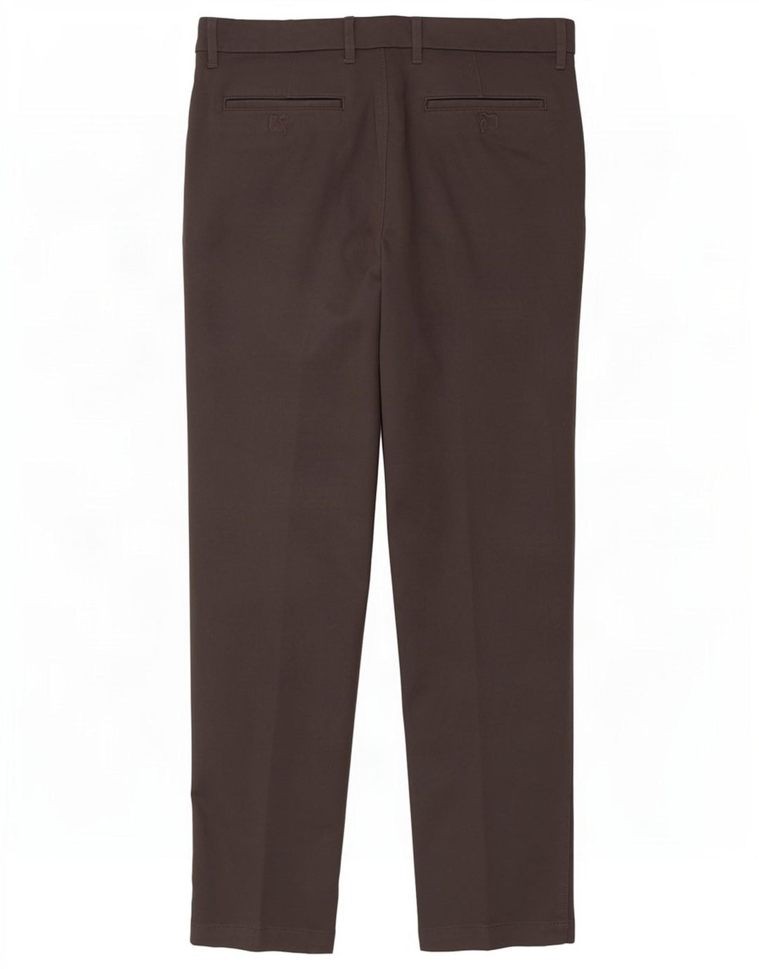 Marks & Spencer Slim Chinobukser til kvinder W34 L33 Grå bomuld