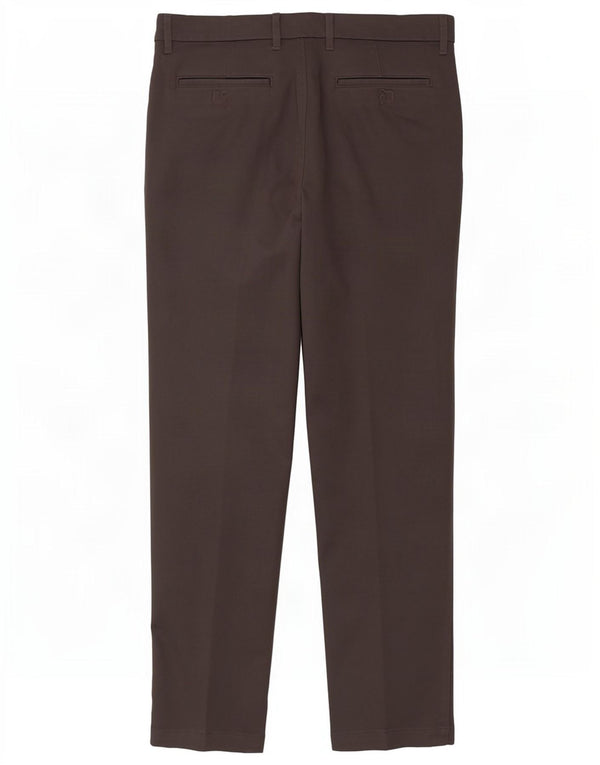Marks & Spencer Slim Chinobukser til kvinder W34 L33 Grå bomuld