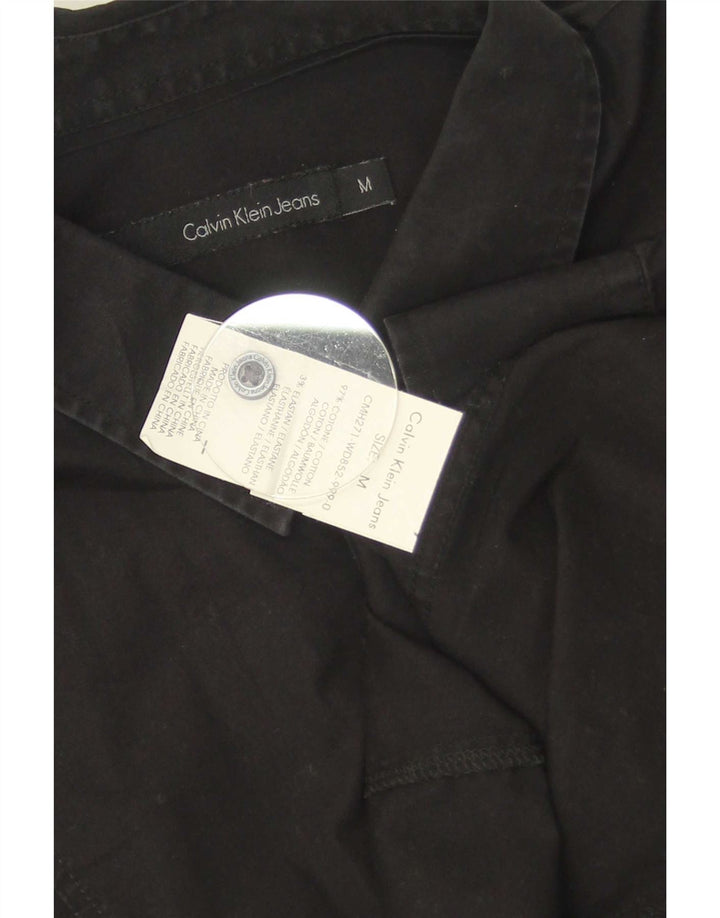 Calvin Klein Jeans Herreskjorte Medium Sort Bomuld
