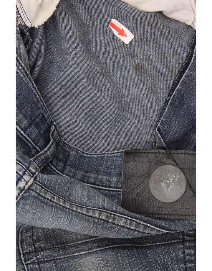 Trussardi Straight Jeans til mænd W34 L30 blå bomuld