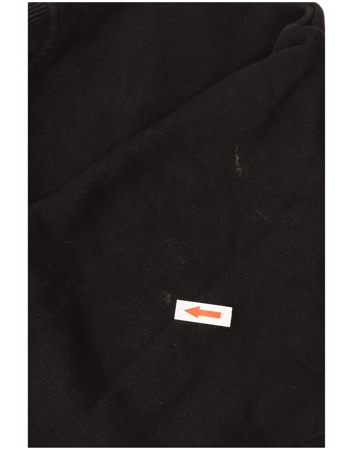 K-Way Herre Sweatshirt Jumper Stor Sort Bomuld