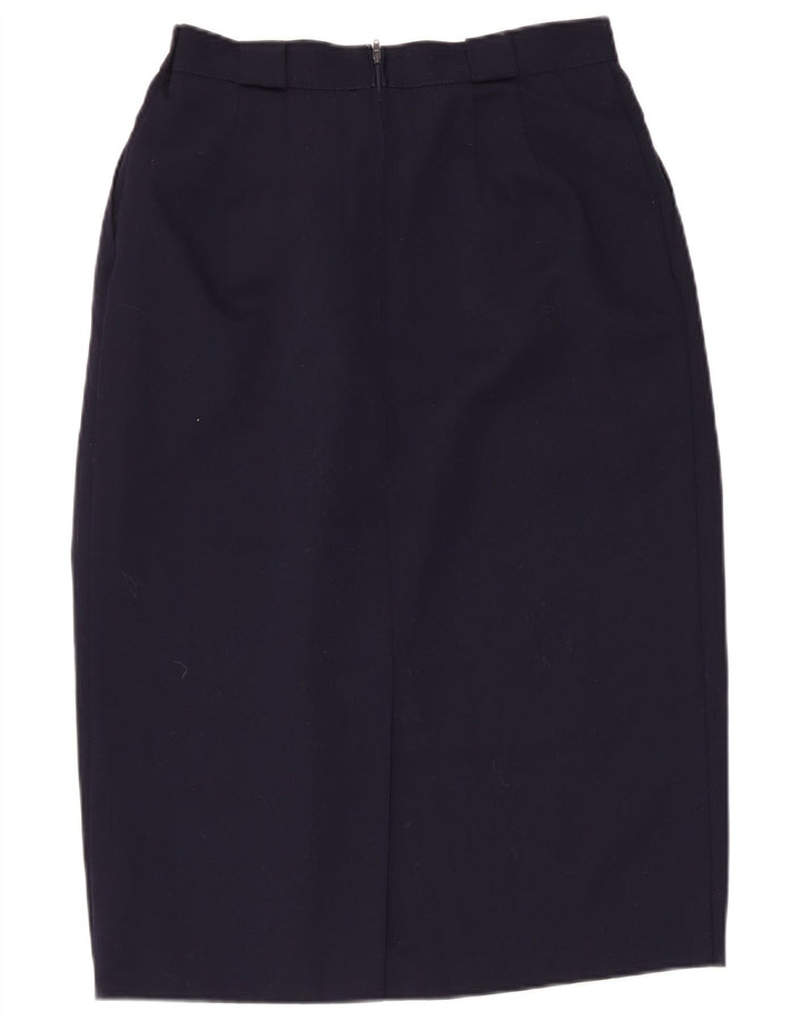 Marks & Spencer Kvinder High Waist Pencil Skirt IT 44 Medium W28 Navy Blue