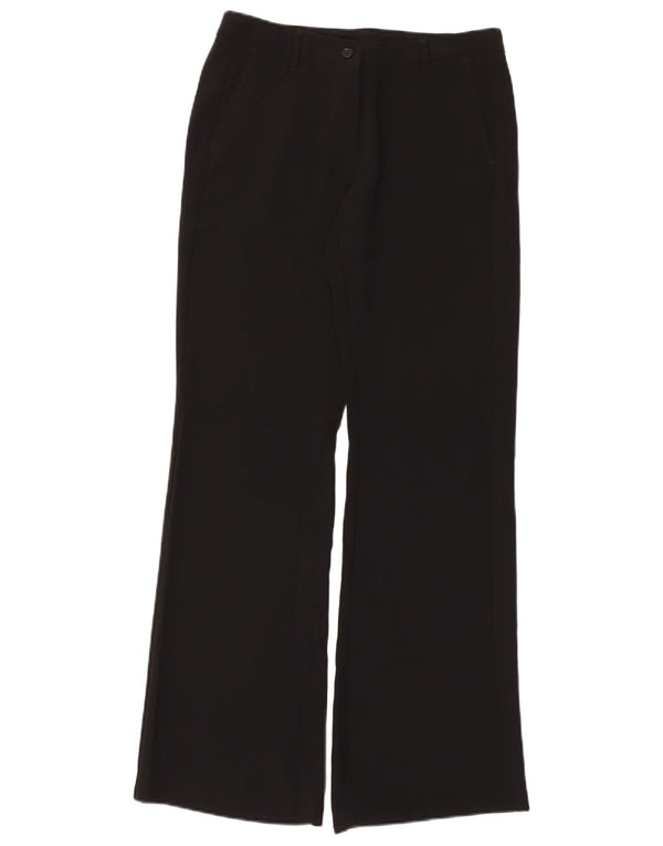 Benetton Dame Bootcut Bukser IT 44 Medium W30 L34 Sort Polyester