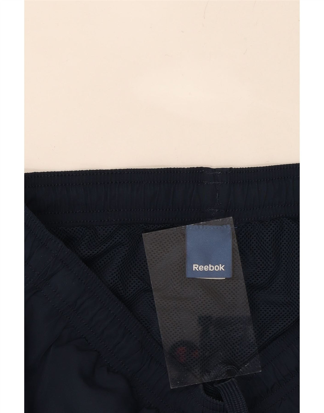 REEBOK Mens Sport Shorts Small Navy Blue Polyester Vintage Reebok and Second-Hand Reebok from Messina Hembry 