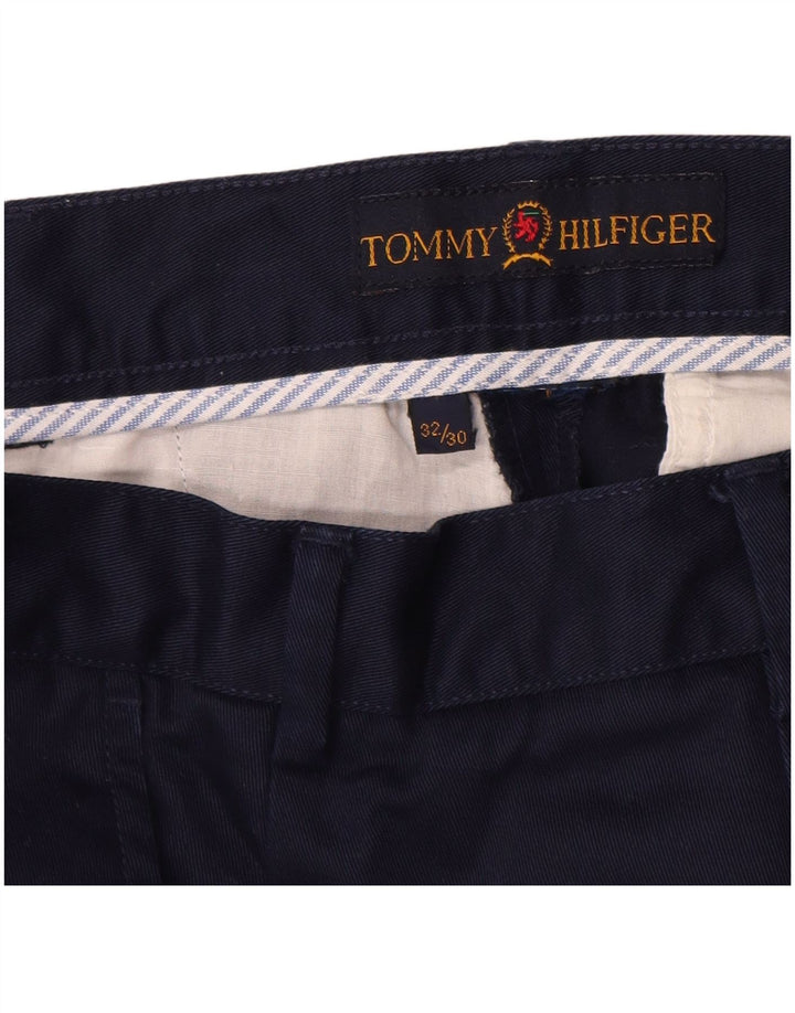 TOMMY HILFIGER Straight Chino-bukser til mænd W32 L30 Marineblå