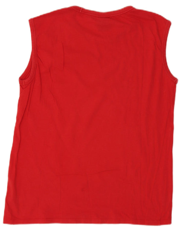 Champion Boys Grafisk T-Shirt Top 15-16 år 2XL Rød