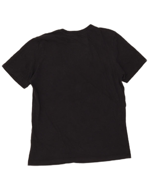 Nike Herre grafisk T-shirt Top Medium Sort Bomuld