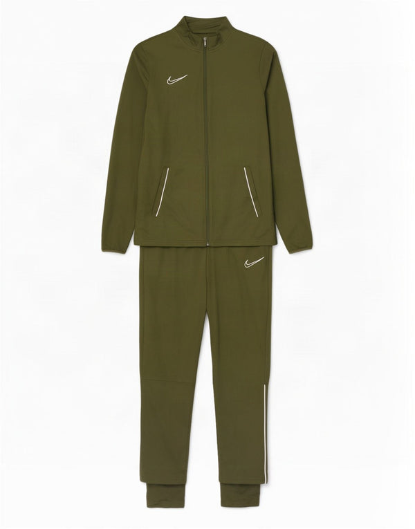 Nike Herre Dri Fit fuld træningsdragt Stor Khaki Polyester