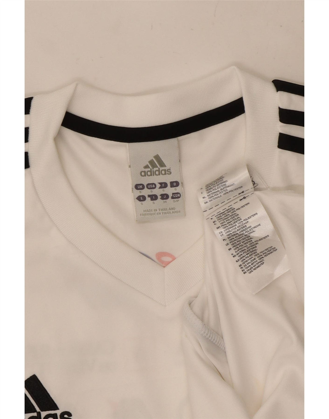 ADIDAS Herre Climalite grafisk T-shirt Top Lille hvid polyester