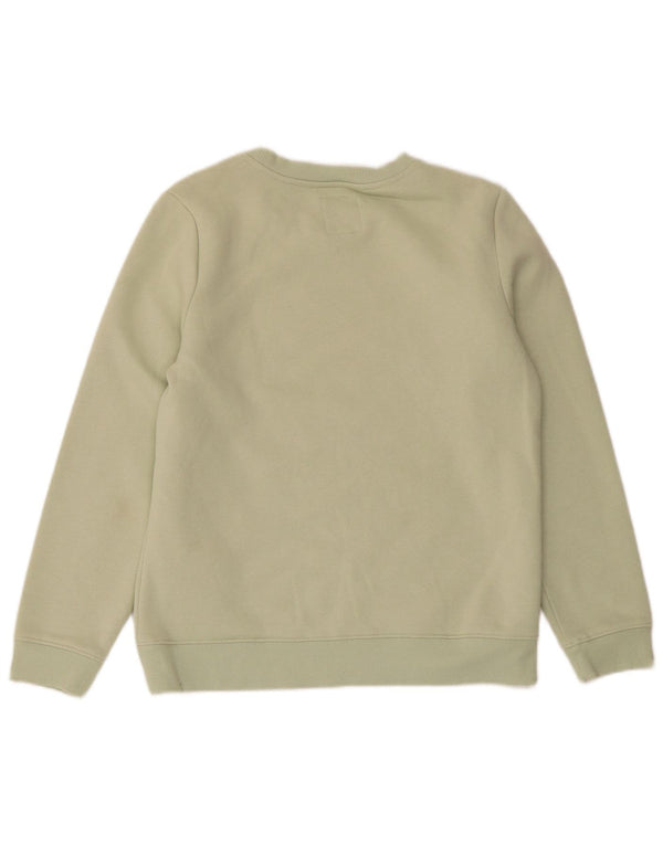 Crew Clothing Womens Sweatshirt Jumper UK 10 Small Green Cotton